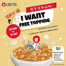 LiHO Tea LiHO Toppings Prices, Menus & Calories (Singapore Guide)